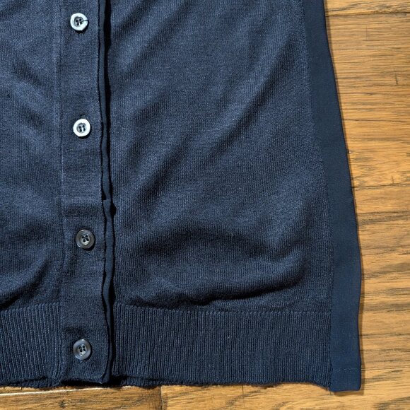 Ricki's cardigan button up V neck navy blue size XS - Picture 7 of 13